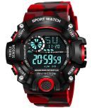 DECLASSE - Red Resin Digital Men's Watch