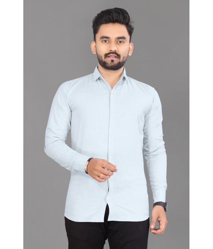     			Apnisha - Grey Cotton Blend Regular Fit Men's Casual Shirt ( Pack of 1 )