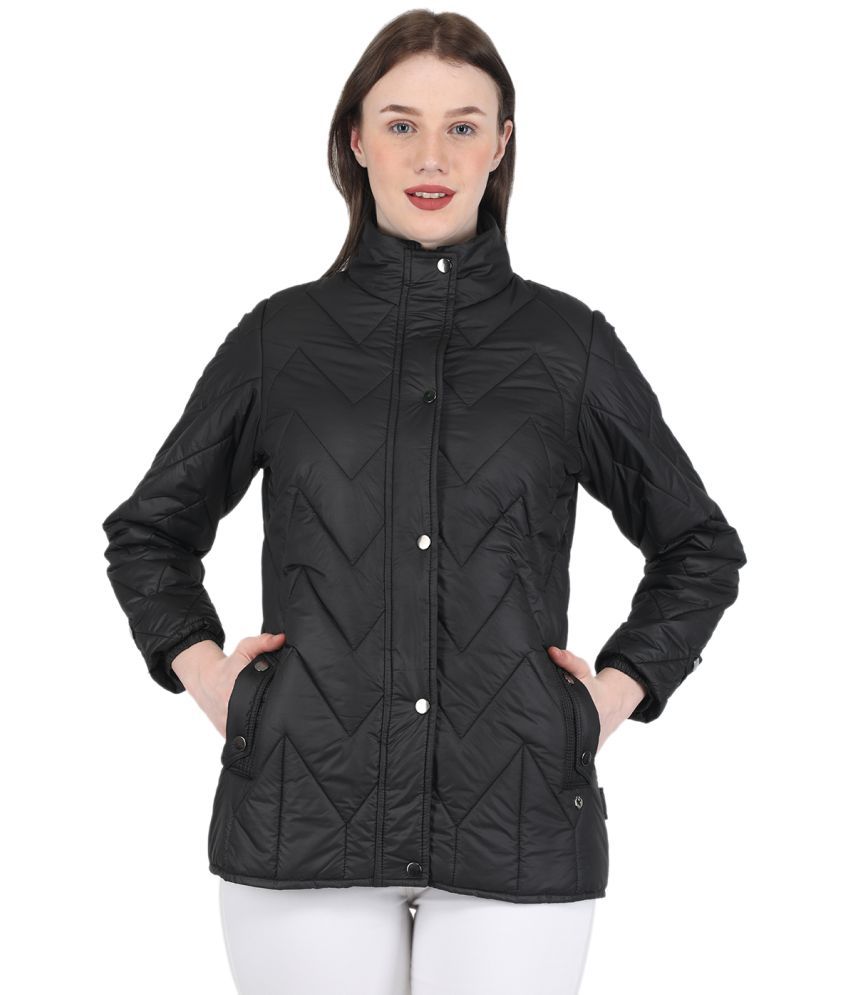     			Monte Carlo - Polyester Blend Black Jackets