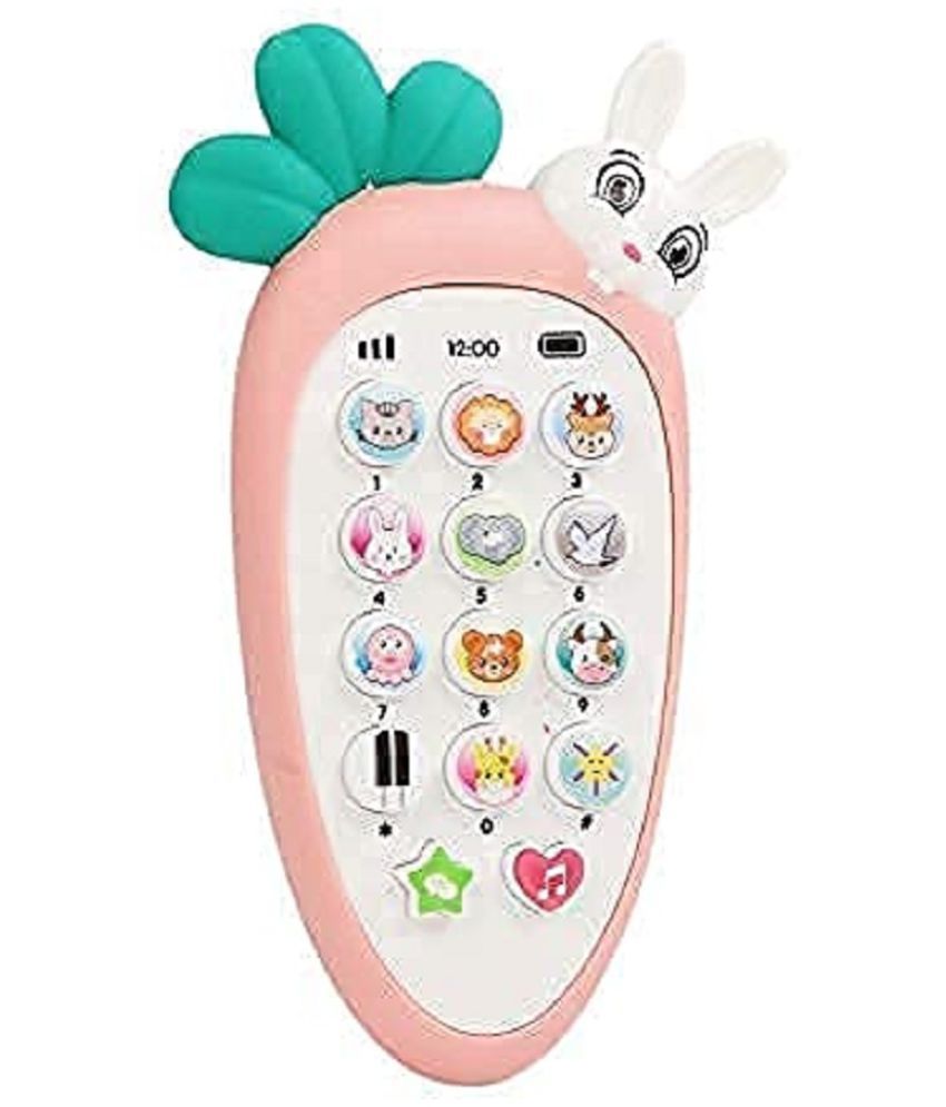     			My Talking First Learning Kids Mobile Smartphone with Touch Screen and Multiple Sound Effects, Along with Neck Holder for Boys & Girls - Multi Color Random Design