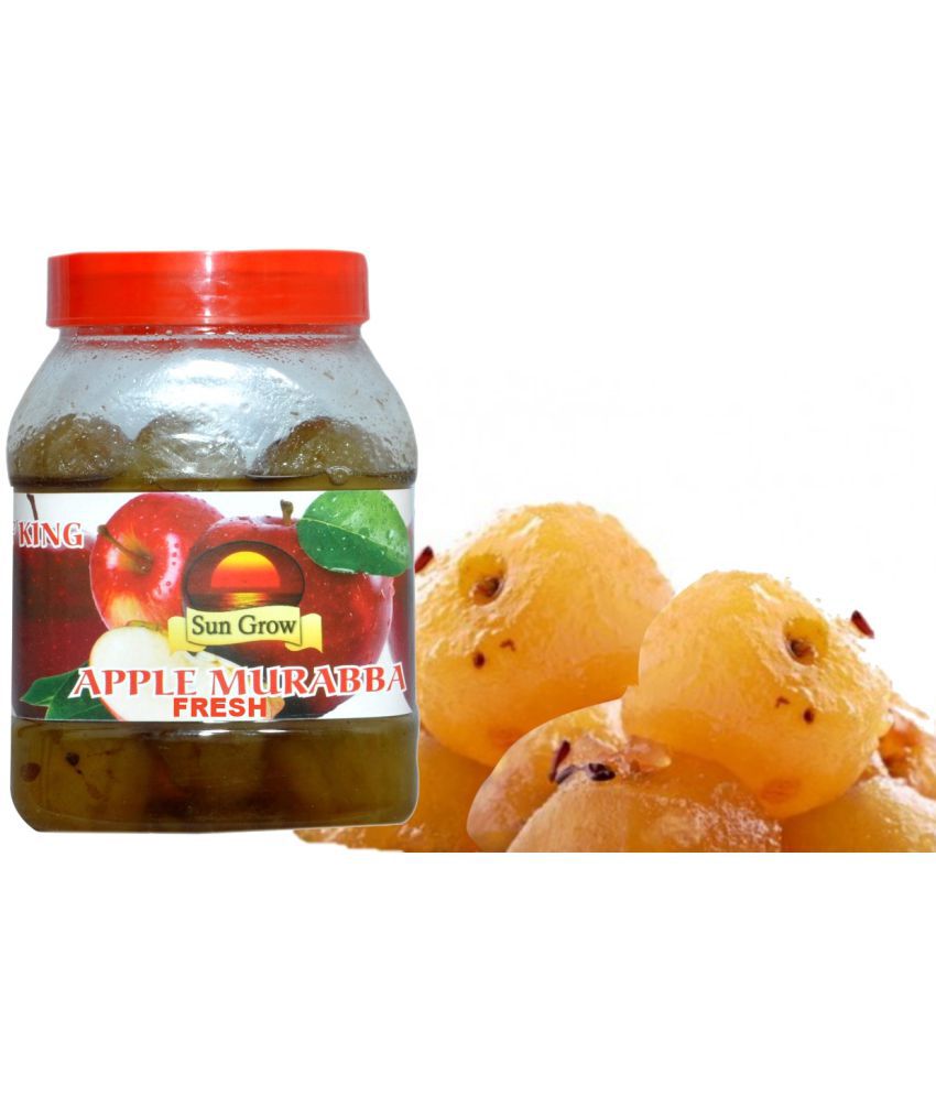     			Sun Grow Fresh Home Made Ghar Ka Bana Organic Sweet Apple Murabba of Kashmire Apples Pickle 1000 g