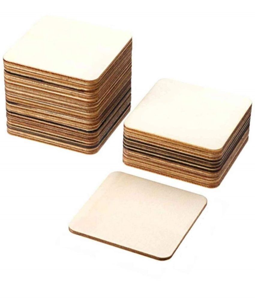     			Asmi Collection MDF Square Coasters - Pack of 6