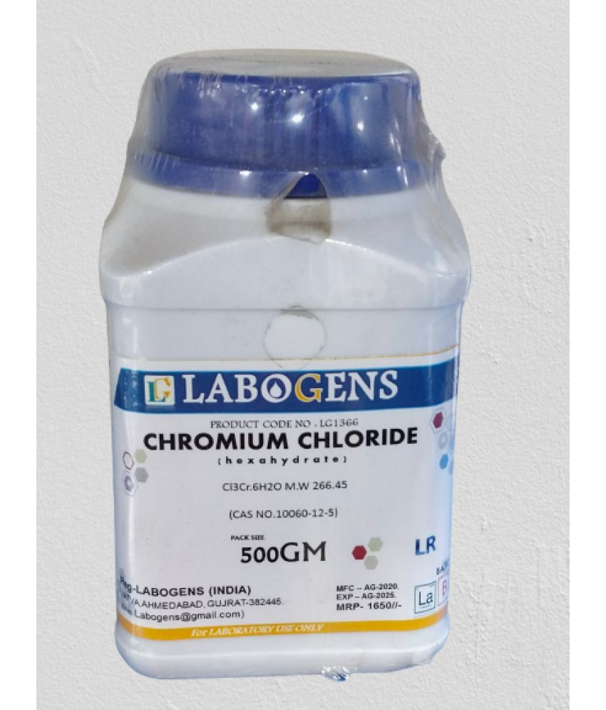     			CHROMIUM CHLORIDE (hexahydrate) 500GM