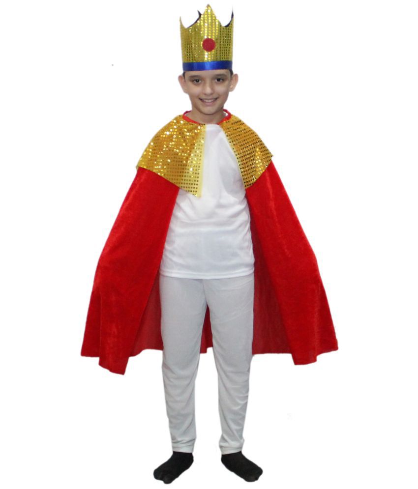     			Kaku Fancy Dresses King Robe/Cloak King Robe/California Costume -Red, 14-18 Years, for Boys