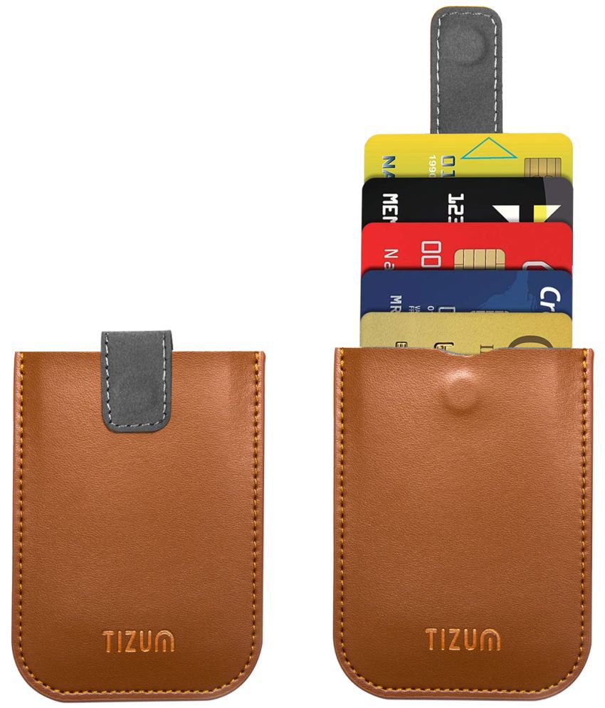     			TIZUM - PU Leather Card Holder ( Pack 1 )