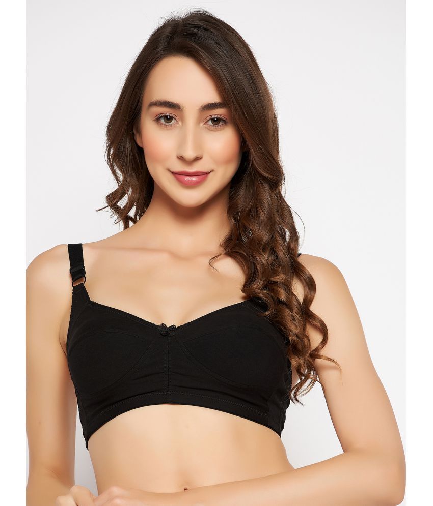     			Clovia Cotton Non Padded Women's Everyday Bra ( Black )