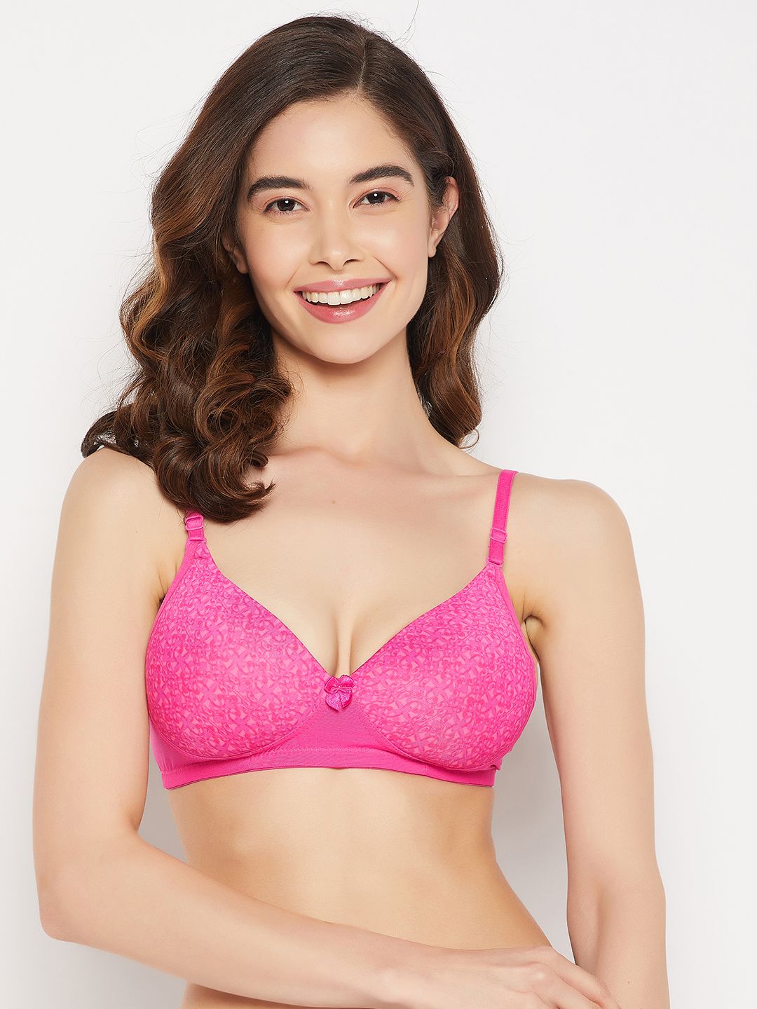     			Clovia Nylon Heavily Padded Women's Push Up Bra ( Pink )