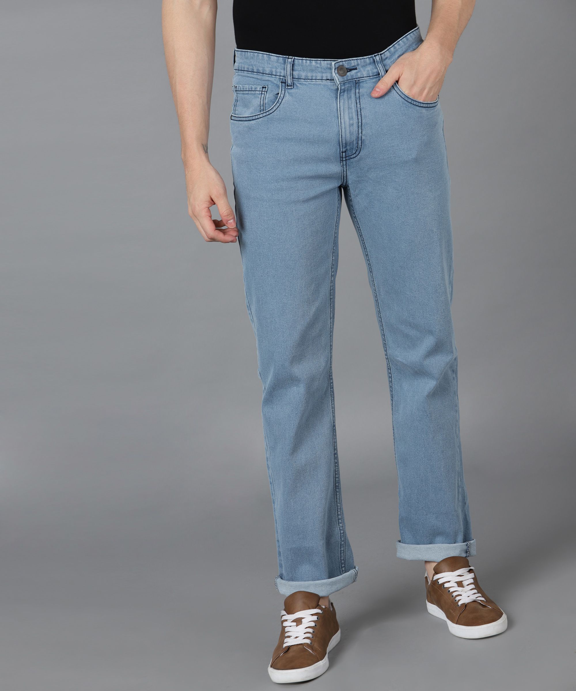     			Urbano Fashion - Blue Denim Regular Fit Men's Jeans ( Pack of 1 )