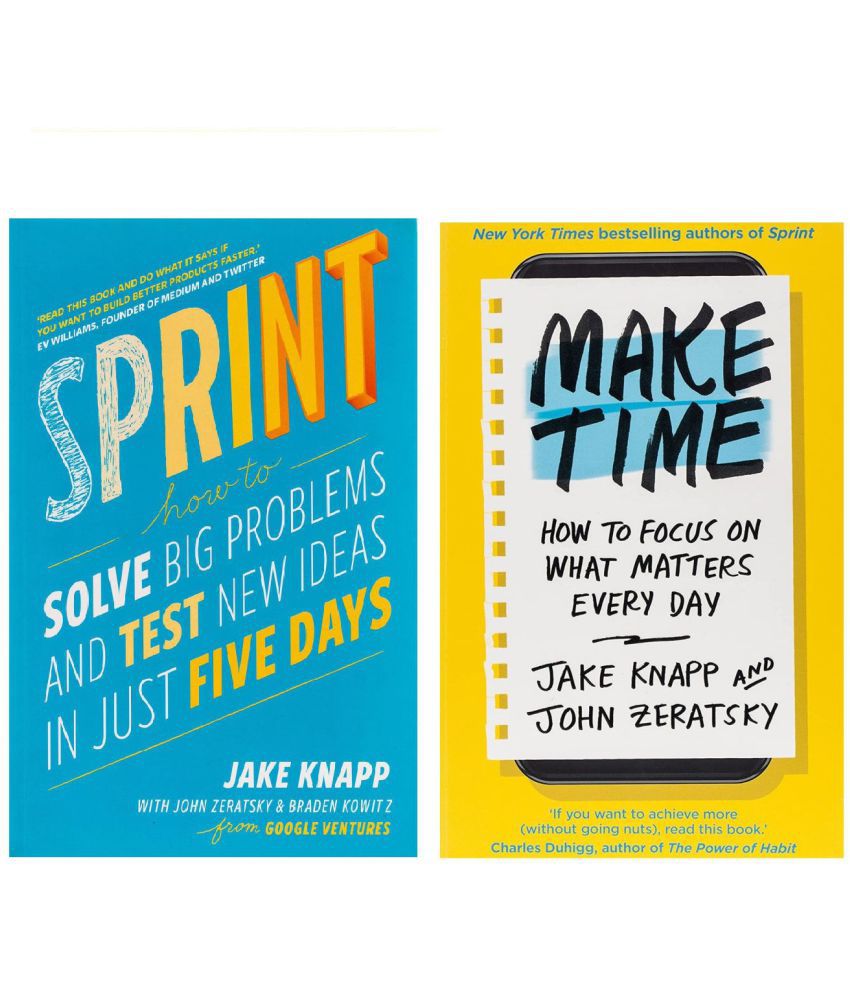     			Jake Knapp Set of Two Books: Sprint + Make Time (English, Paperback)