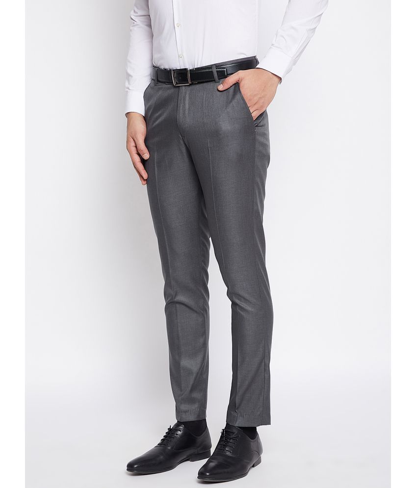     			VEI SASTRE Grey Slim Formal Trouser ( Pack of 1 )