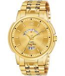 AQUA BLISS - Gold Stainless Steel Analog Men's Watch