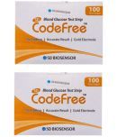 Sd Biosensor Codefree Blood Glucose 200 Test Strips (Pack of 2X100)