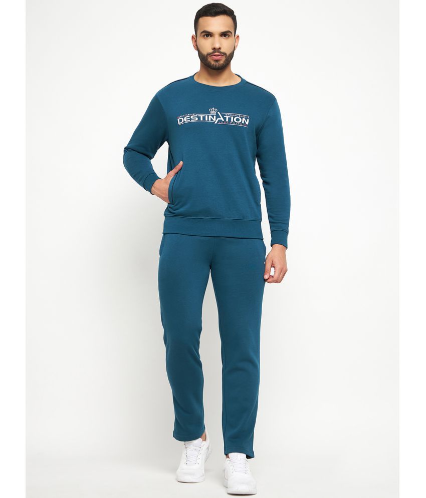     			Duke - Teal Fleece Regular Fit Men's Tracksuit ( Pack of 1 )