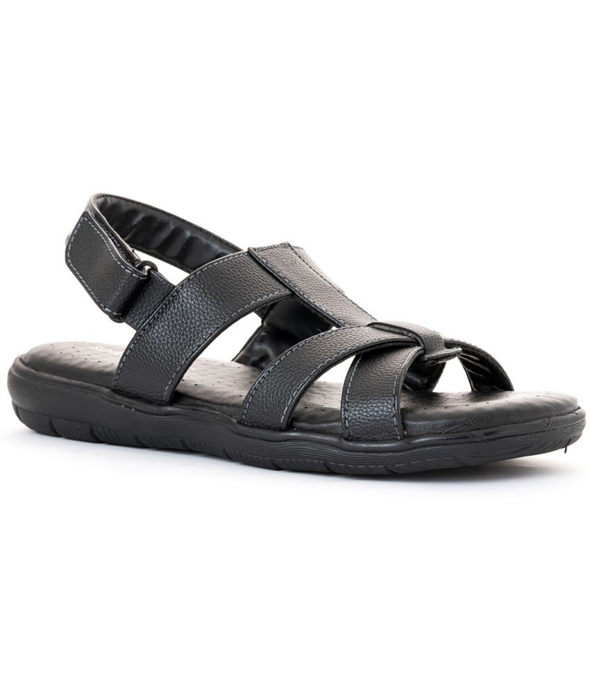     			Khadim's - Black Men's Sandals