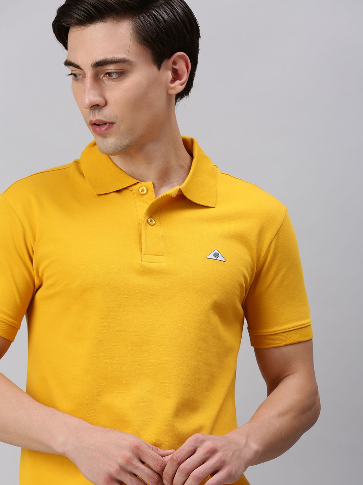     			ONN - Mustard Cotton Blend Regular Fit Men's Polo T Shirt ( Pack of 1 )