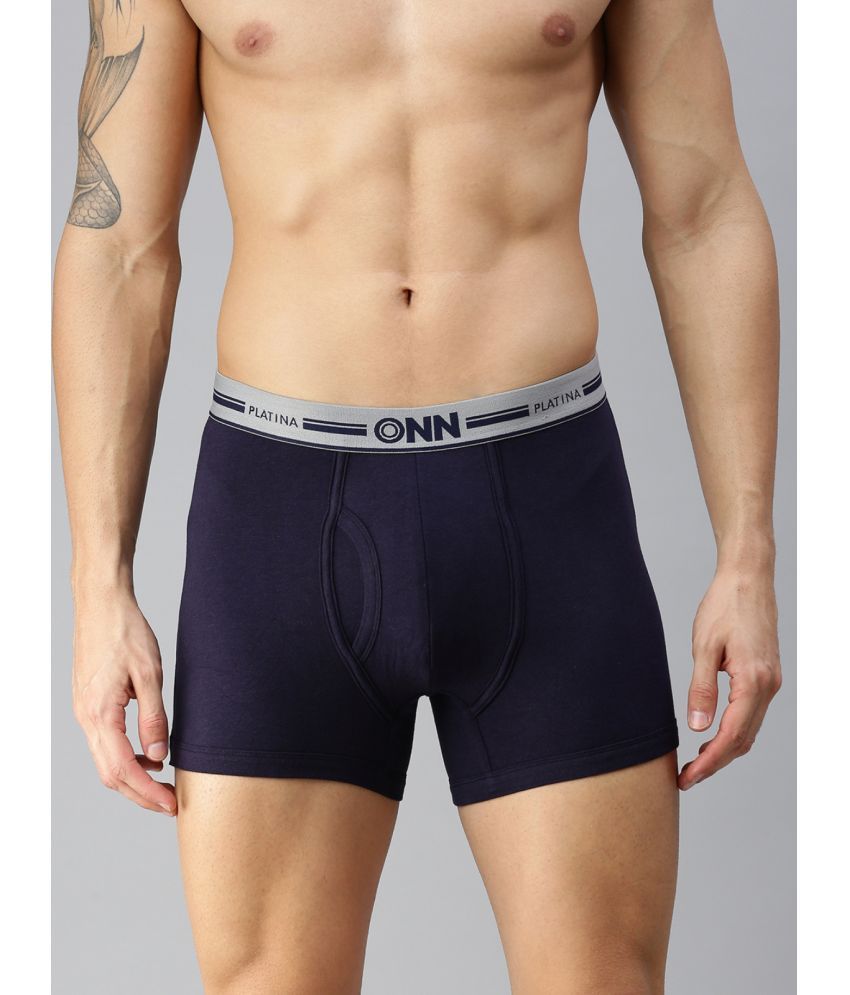     			ONN Pack of 2 Cotton Blend Men's Trunks ( Navy Blue )