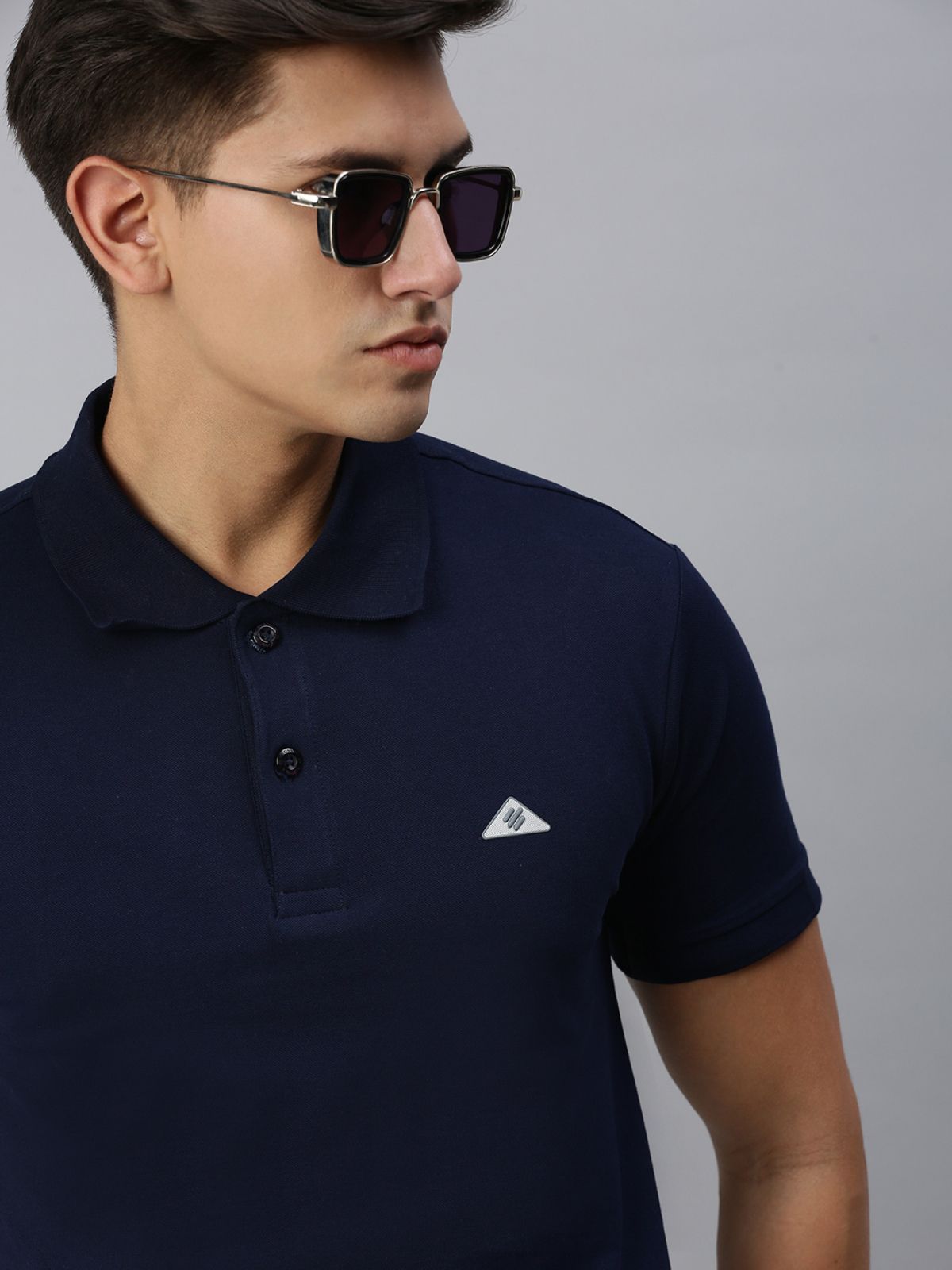     			ONN - Navy Cotton Blend Regular Fit Men's Polo T Shirt ( Pack of 1 )