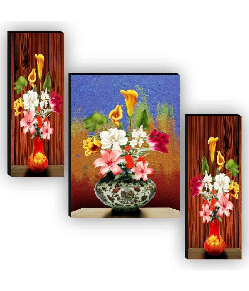     			SNDArt - Floral Painting Without Frame