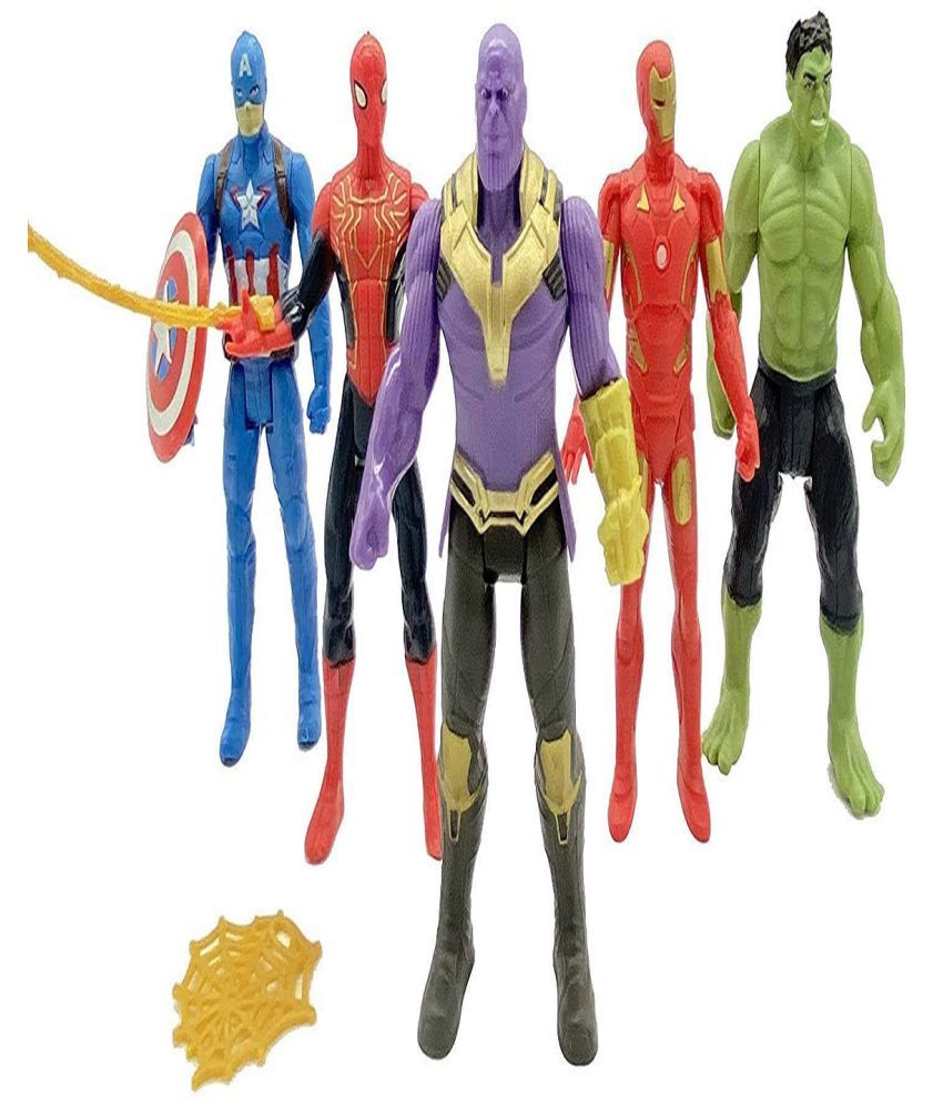 AVENGERS 5 ACTION FIGURES FOR KIDS PLAYING TOYS INSPIRED BY AVENGERS