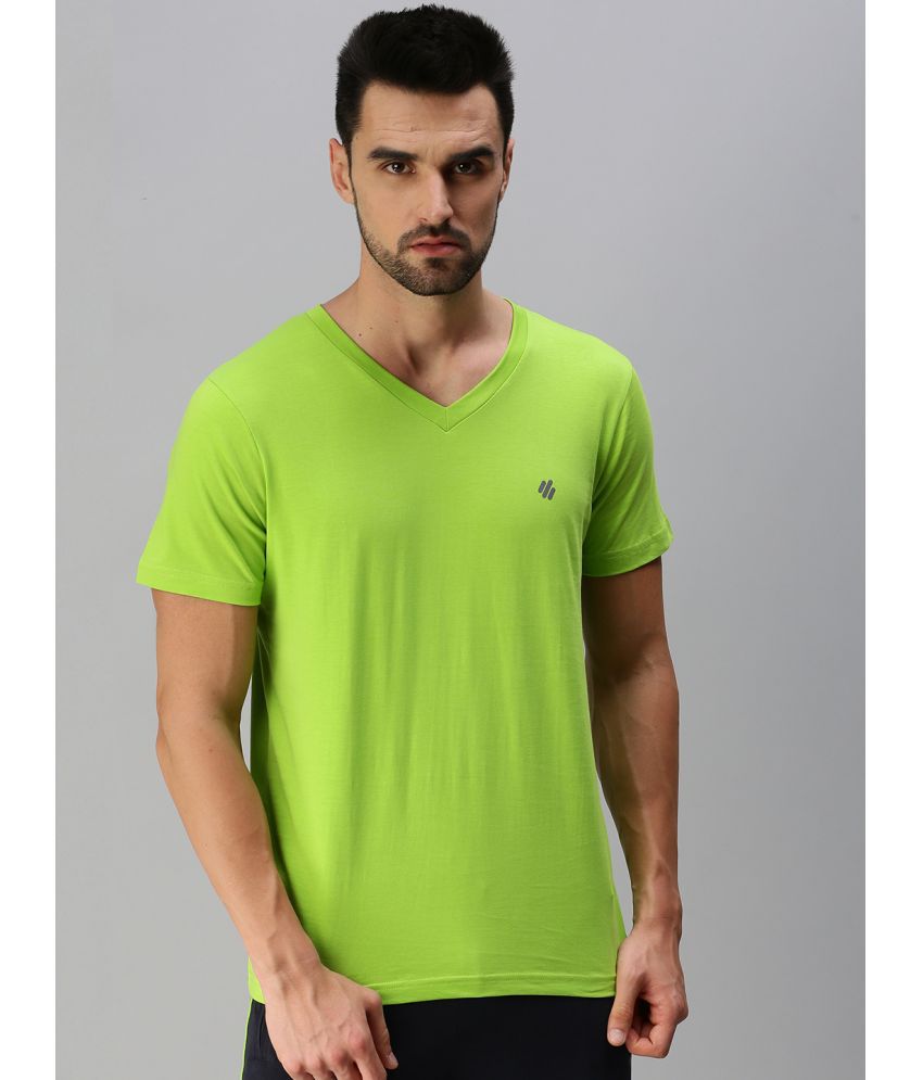     			ONN - Green Cotton Blend Regular Fit Men's T-Shirt ( Pack of 1 )