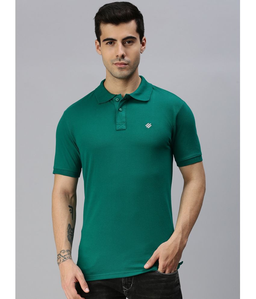     			ONN - Green Cotton Blend Regular Fit Men's Polo T Shirt ( Pack of 1 )