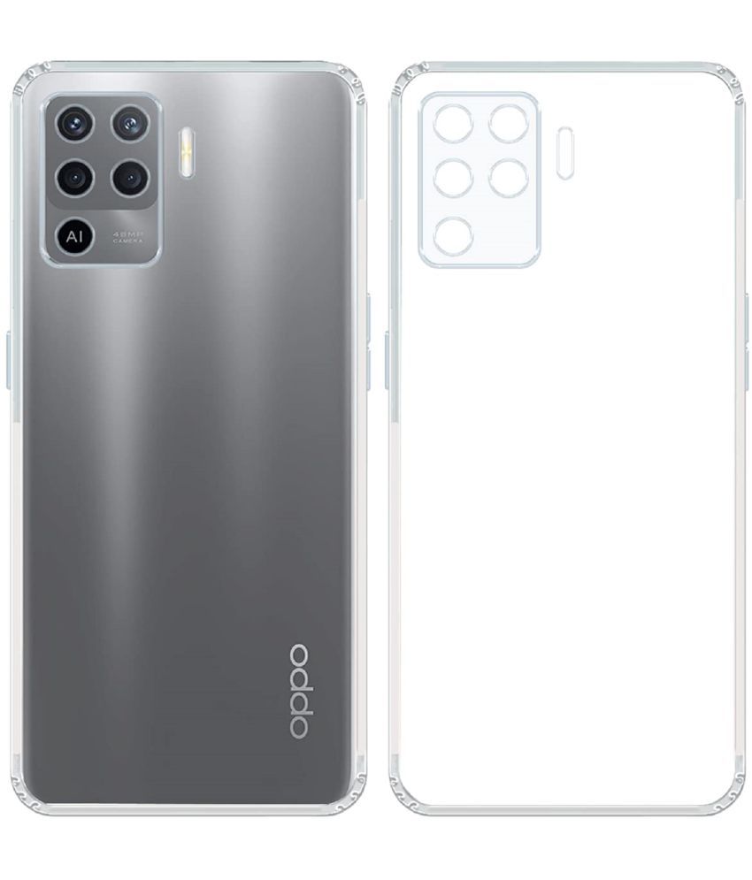     			Case Vault Covers - Transparent Silicon Silicon Soft cases Compatible For Oppo F19 Pro ( Pack of 1 )