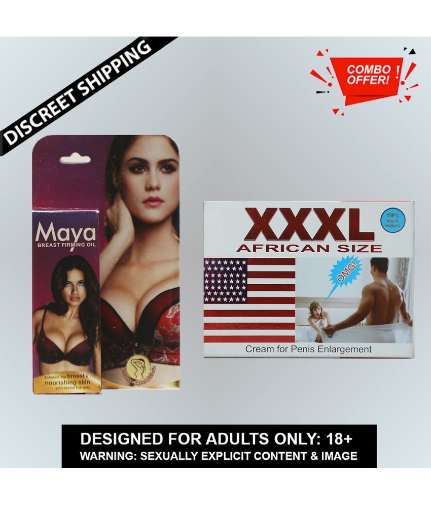     			DR. Chopra Ayurvedic Maya Breast Firming , Tightening and Reshaping Oil For Women, Combo XXXL African Size Cream For Men Penis Enlargement