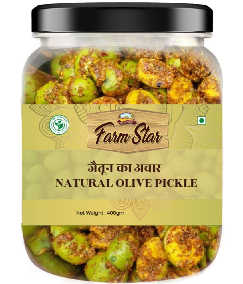     			Farm Star -Jaitun (Olive) Sour & Salty Pickle 400 g