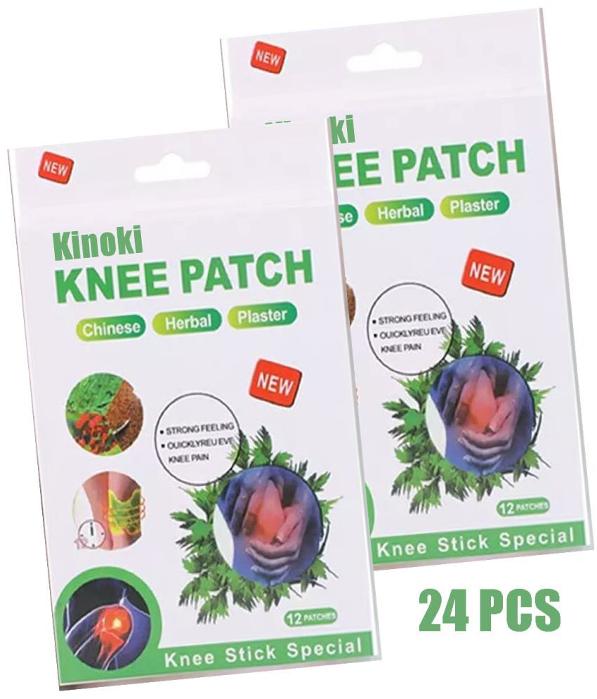     			Kinoki Knee Plaster Sticker Joint Ache Pain Relieving Plaster Rheumatoid Arthritis Body Patches 24pcs (Pack of 2)