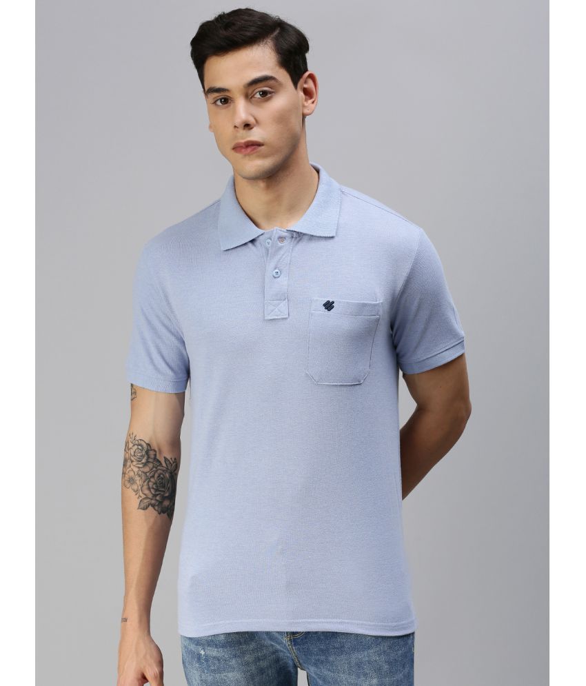     			ONN - Blue Cotton Blend Regular Fit Men's Polo T Shirt ( Pack of 1 )