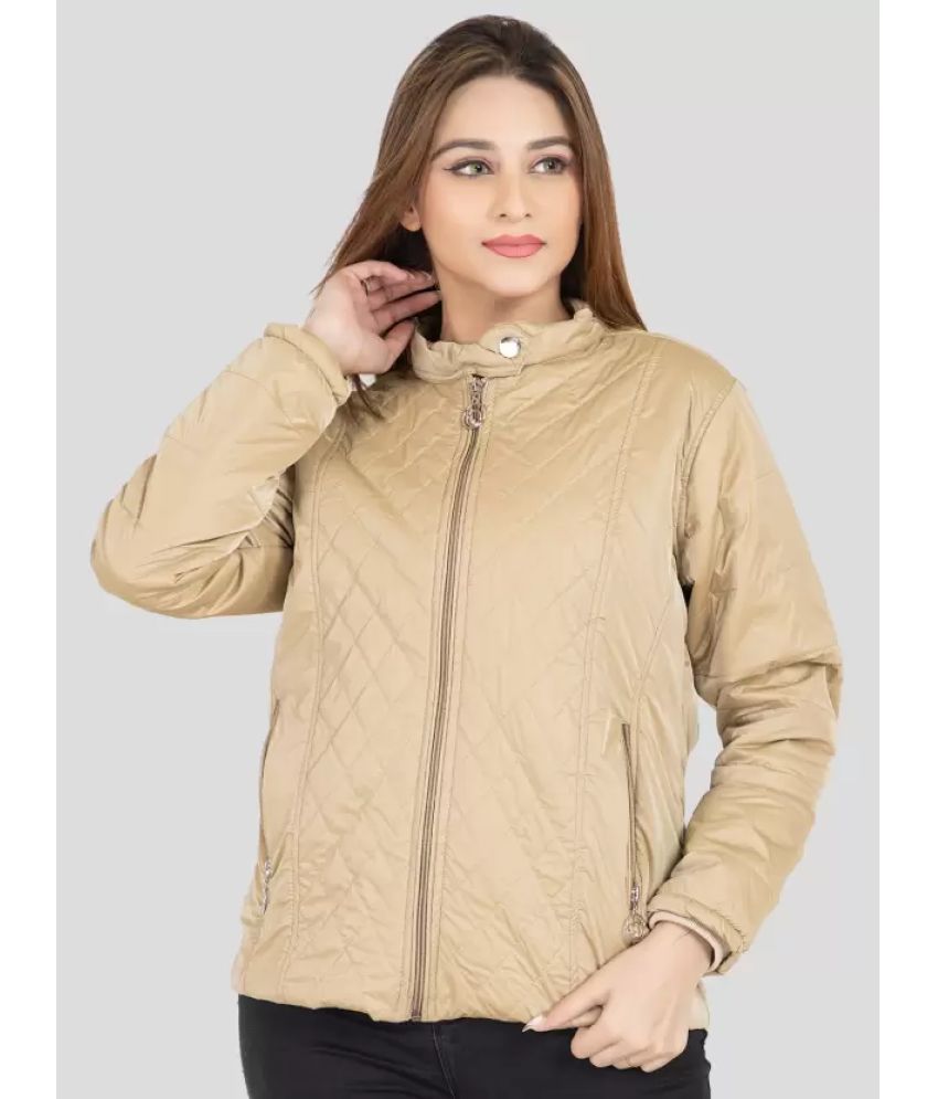 SONNESTA - Nylon Beige Quilted/Padded Jackets