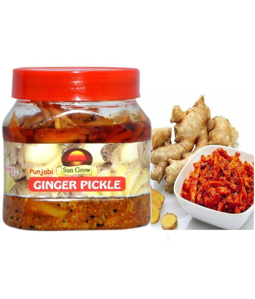     			Sun Grow Punjabi Masalo Se Bana Maa Ka Hath Ka / Mother Made Organic Punjabi Ginger Pickle 500 g