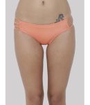 BASIICS By La Intimo Polyester Solid Women's Hipster ( Peach ) BCPBK03