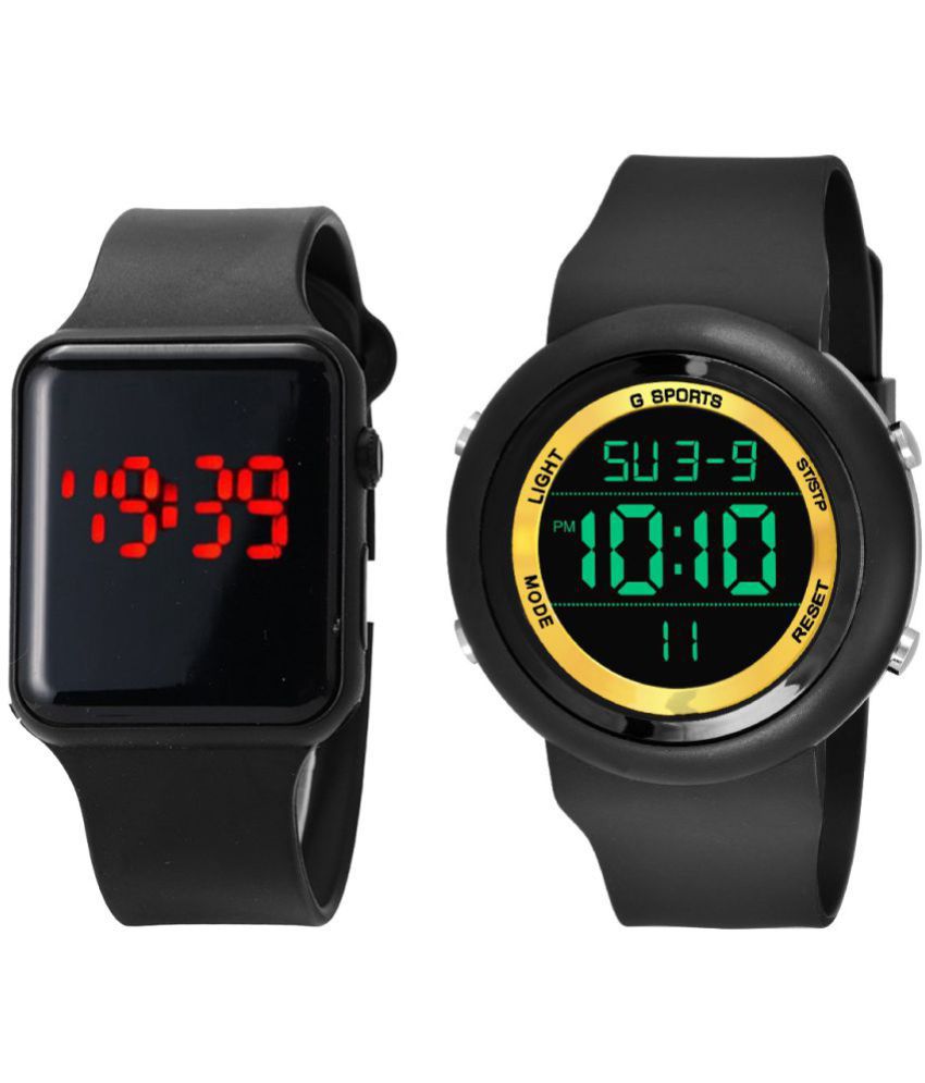     			Cosmic - Digital Watch Watches Combo For Men and Boys ( Pack of 2 )