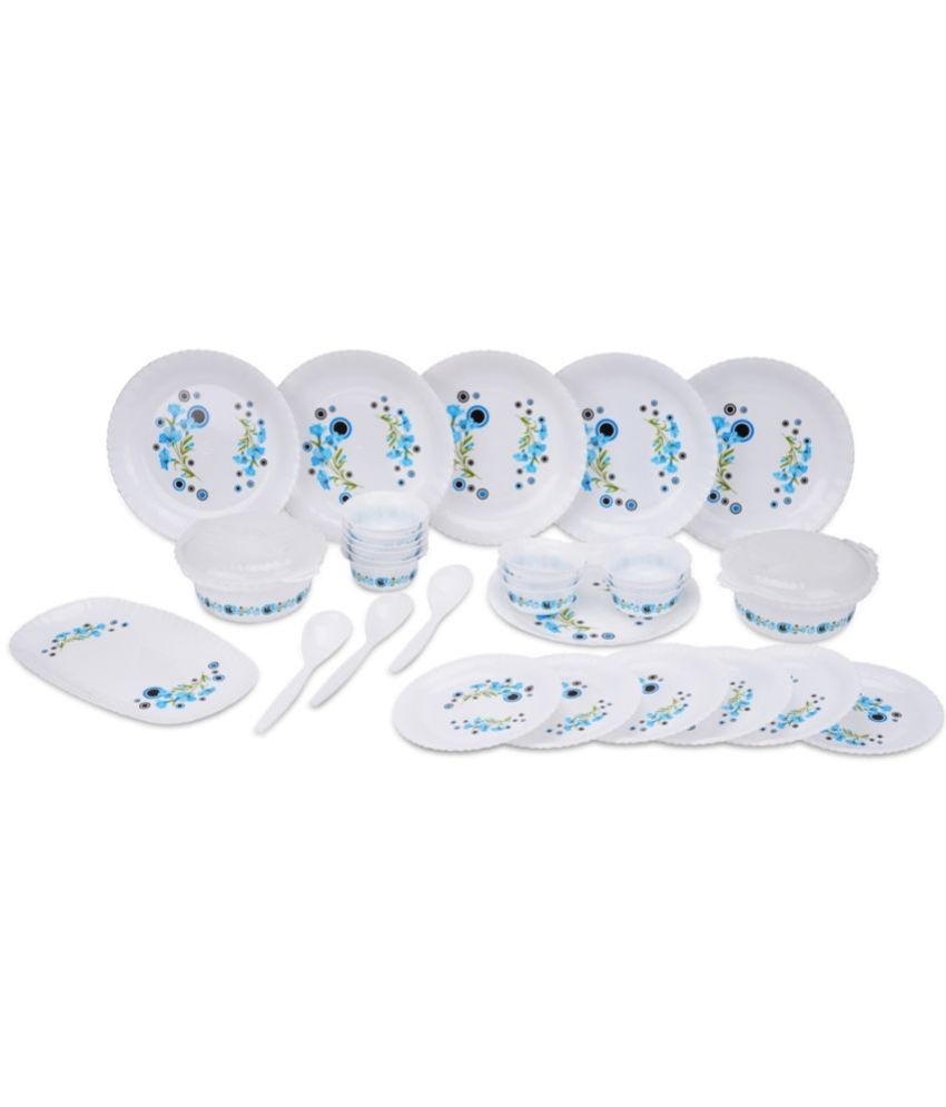 DK Blue Plastic Dinner Set ( Pack of 1 ) Buy Online at Best Price in