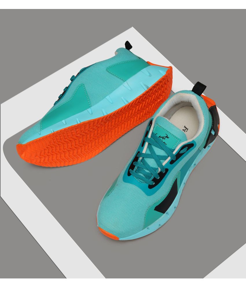     			Figor Stylish/Party Wear/Running - Green Men's Sneakers
