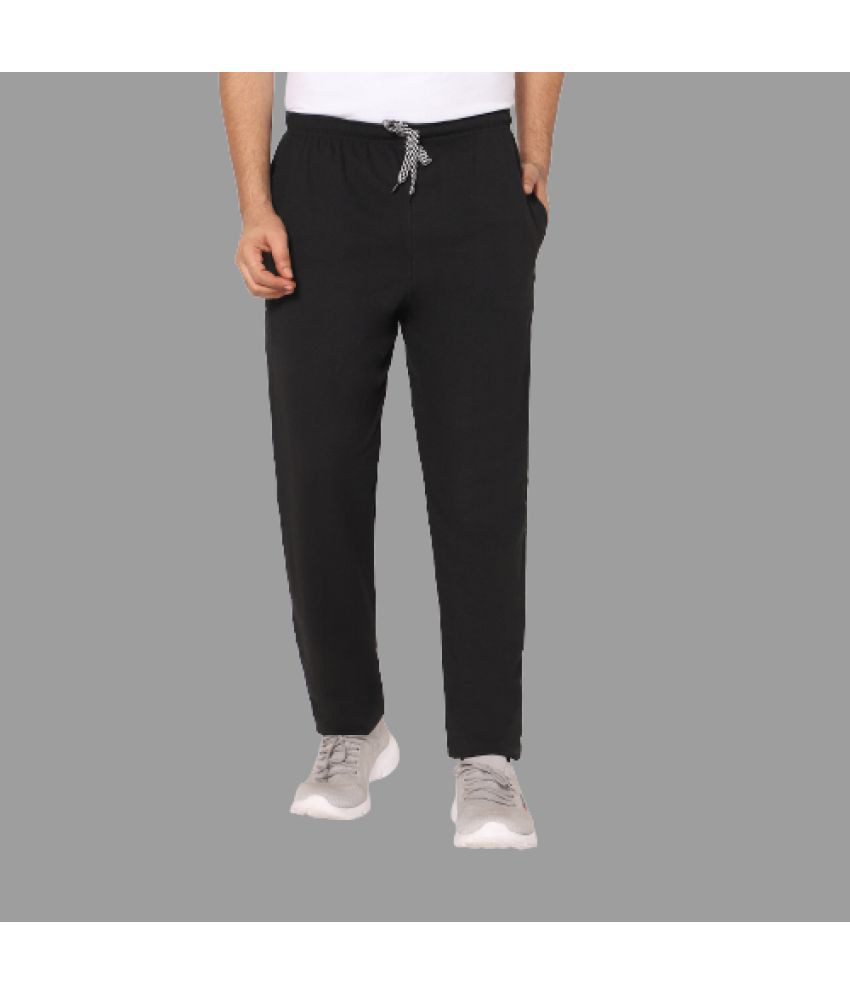     			LA'eNviE - Black Cotton Men's Trackpants ( Pack of 1 )