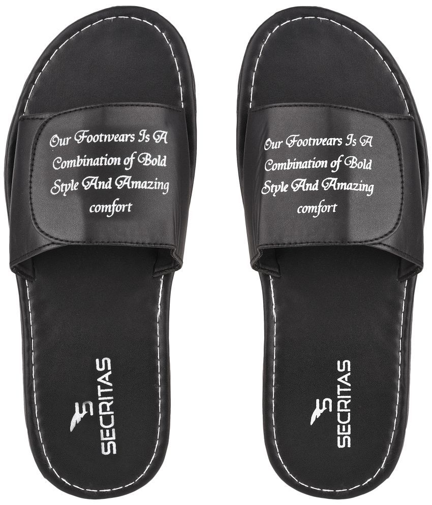     			Secritas - Black Men's Slide Flip Flop