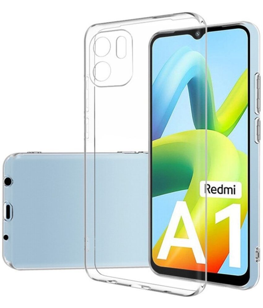     			BEING STYLISH - Transparent Silicon Plain Cases Compatible For Xiaomi Redmi A1 ( Pack of 1 )