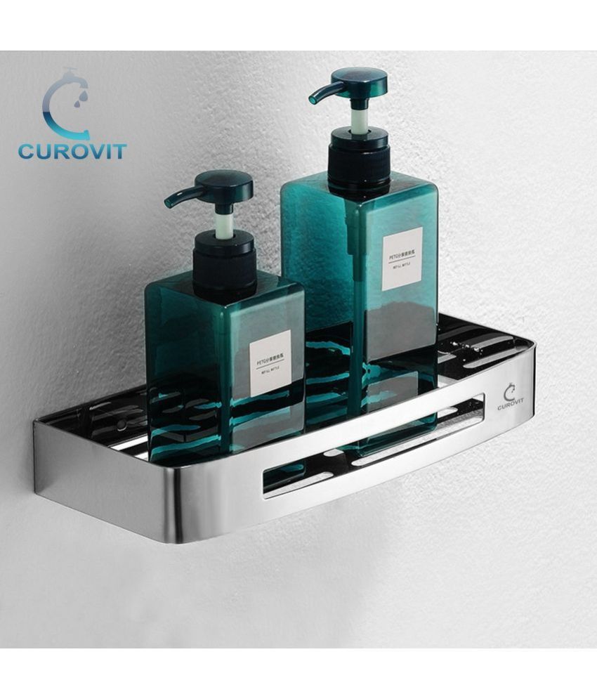     			CUROVIT Stainless Steel Wall Shelf