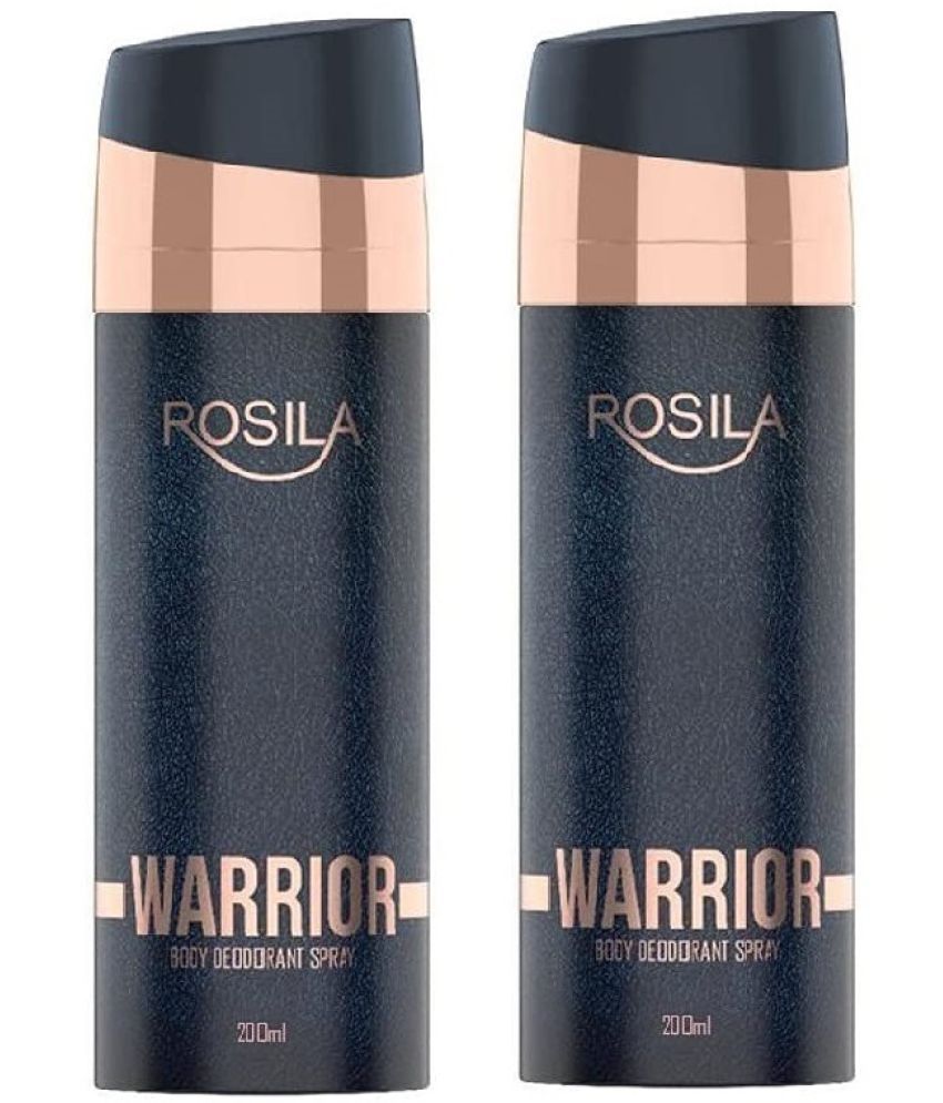    			ROSILA - 2 WARRIOR DEODORANT Deodorant Spray for Men,Women 400 ml ( Pack of 2 )