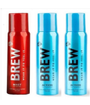 Brew - BREW 1 MAST & 1 ACTION NO GAS DEODORANT Deodorant Spray for Men,Women 360 ml ( Pack of 3 )