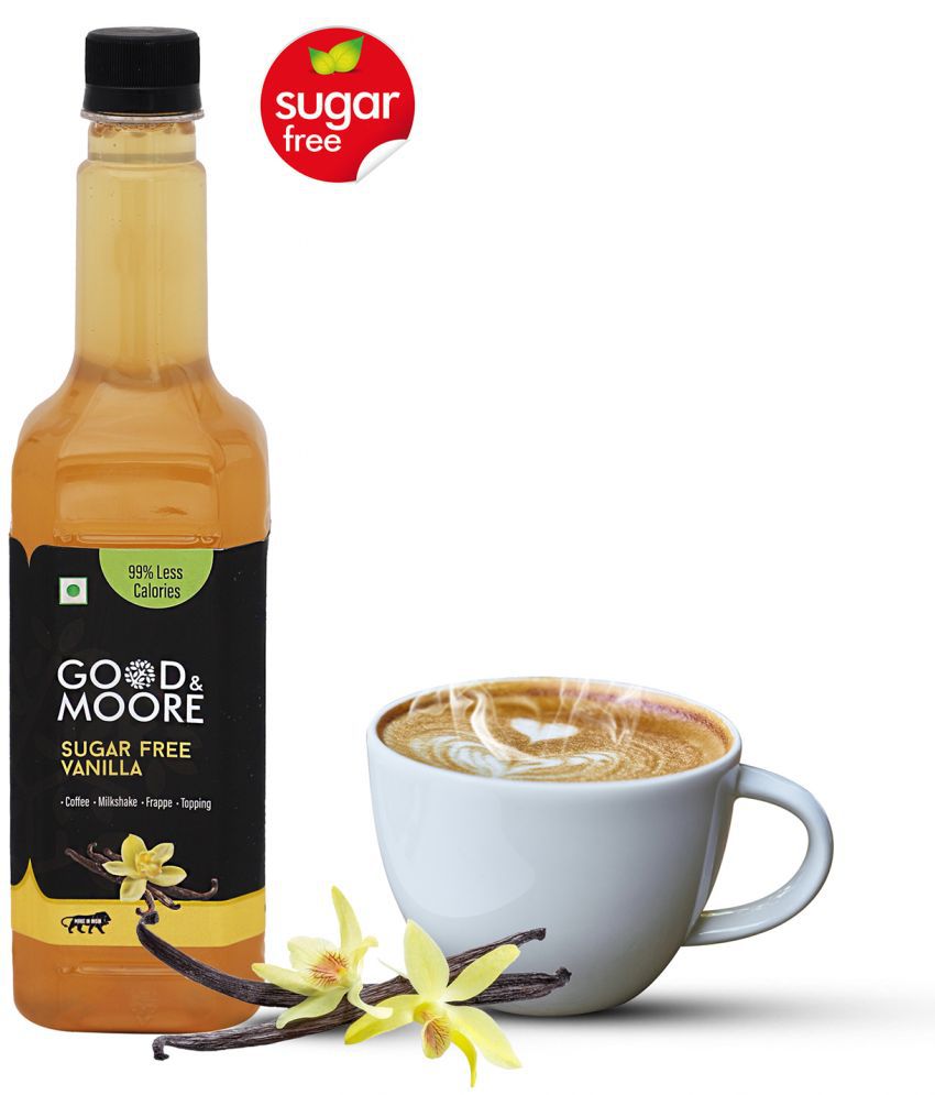     			GOOD+MOORE Sugar Free Vanilla Syrup 750 mL