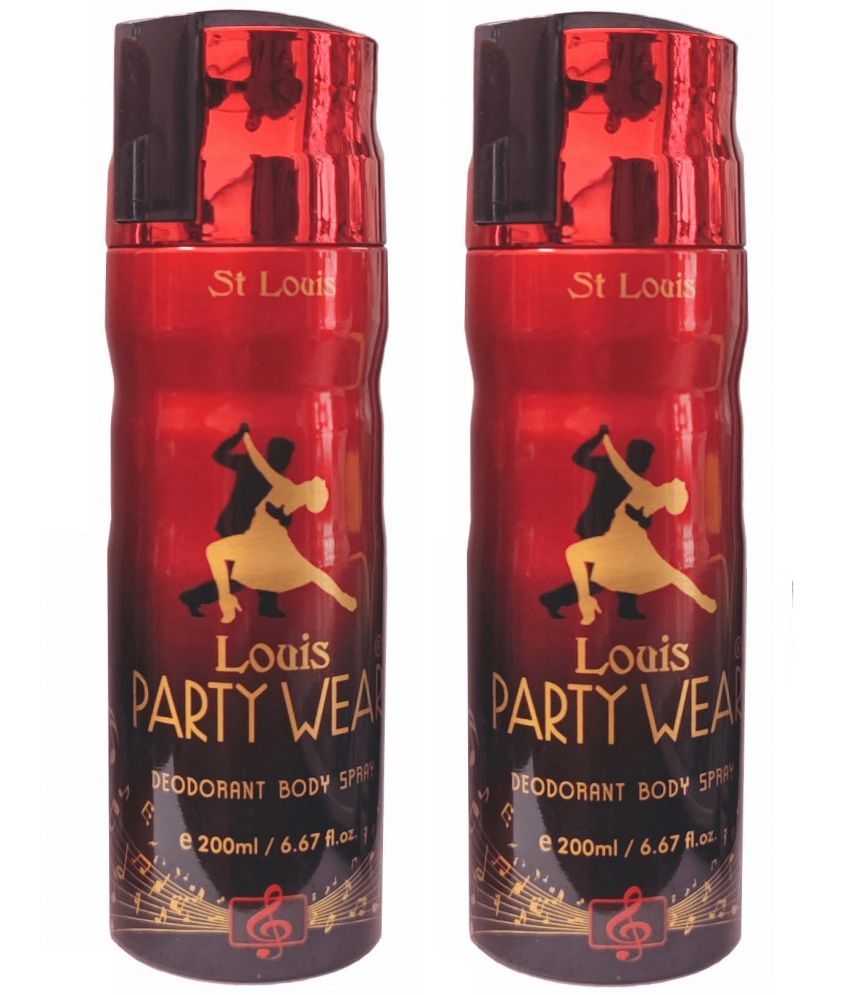     			St Louis - PARTYWEAR DEODORANT Deodorant Spray for Men,Women 400 ml ( Pack of 2 )