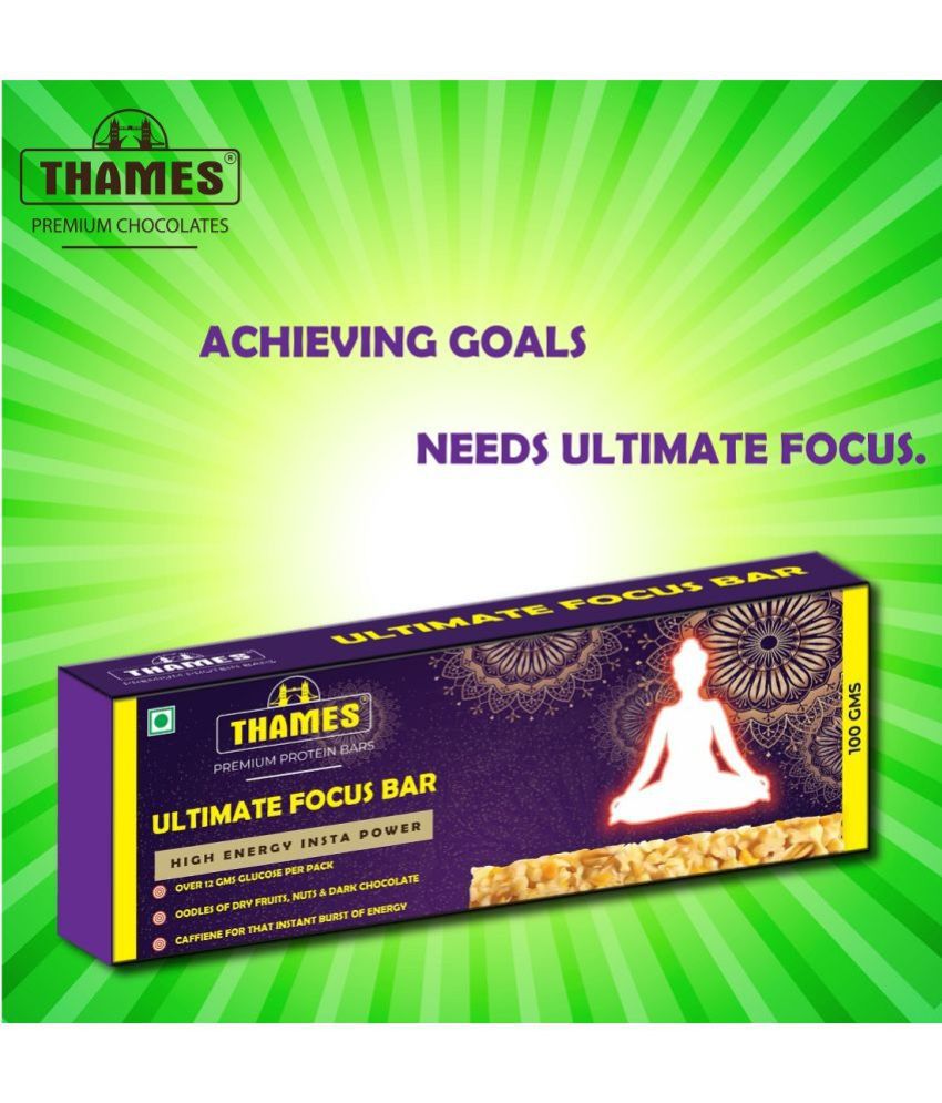     			Thames food ULTIMATE FOCUS Protein Bar Pack of 4 - 320 g