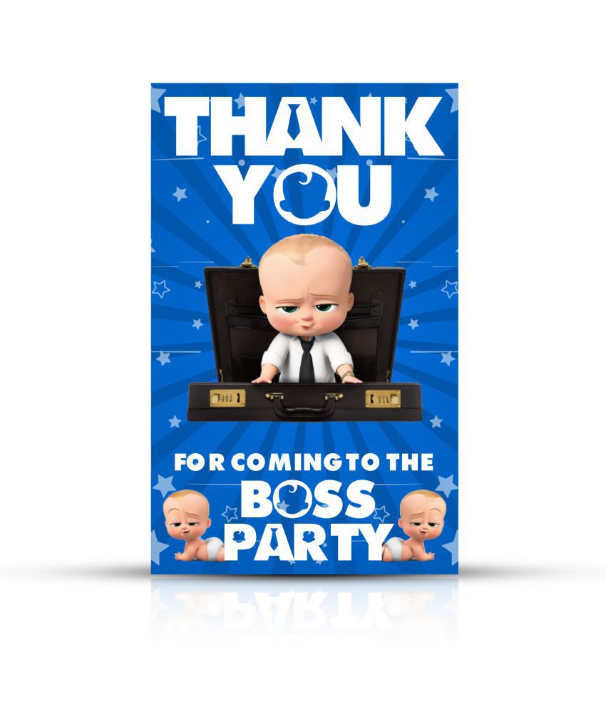     			Zyozi Boss Baby Thank You for Coming Gift Tags for Birthday, Boss Baby Thank You Label Tags for Birthday, Bridal Shower, Wedding, Baby Shower, Graduation, Thanksgiving Favor (Pack of 30)