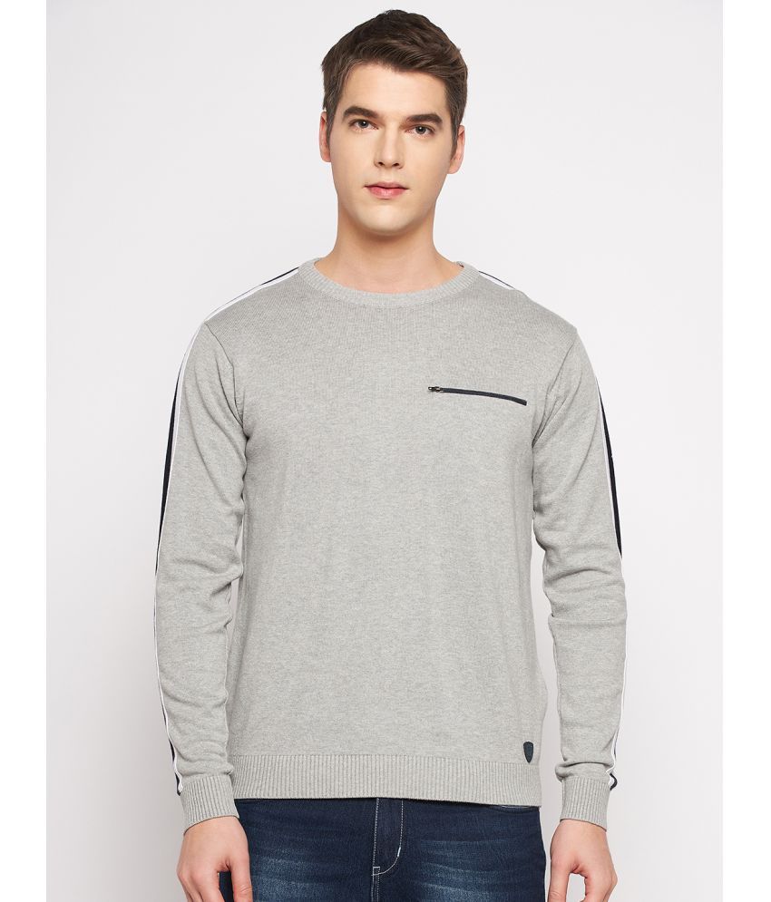     			Duke - Grey Woollen Blend Men's Slim Fit Pullover Sweater ( Pack of 1 )