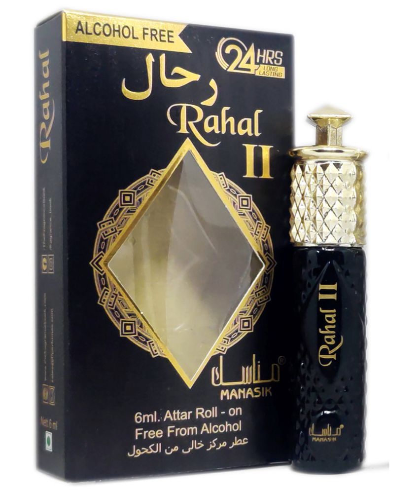     			MANASIK RAHAL BLACK 2  Concentrated   Attar Roll On 6ml .
