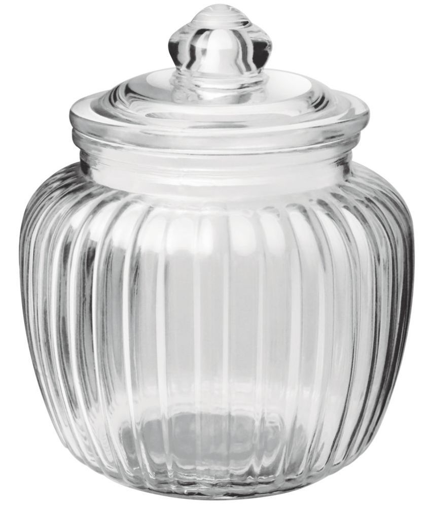     			Treo By Milton Pot Jar With Glass Lid, 1 Piece, 1450 ml, Transparent | Air Tight | Storage Jar | Kitchen Organiser | Modular | Dishwasher Safe