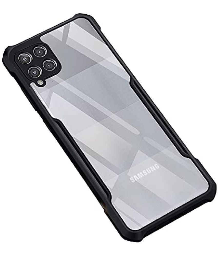     			Kosher Traders - Black Polycarbonate Shock Proof Case Compatible For Samsung Galaxy M33 5g ( Pack of 1 )